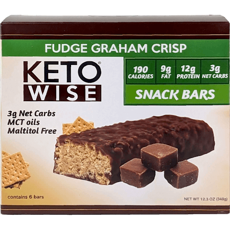 Keto Wise Snack Bars - Fudge Graham Crisp